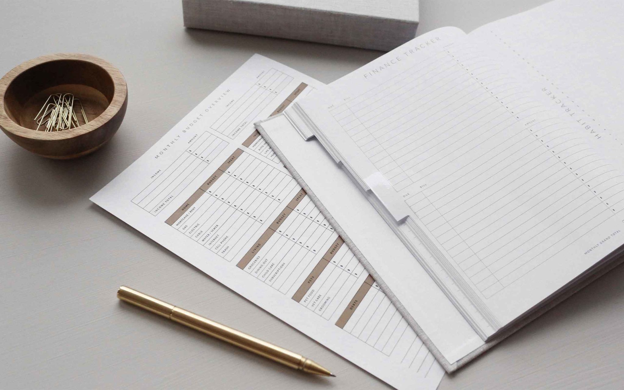 Budgeting workbook