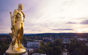 View from the State Capitol in Salem