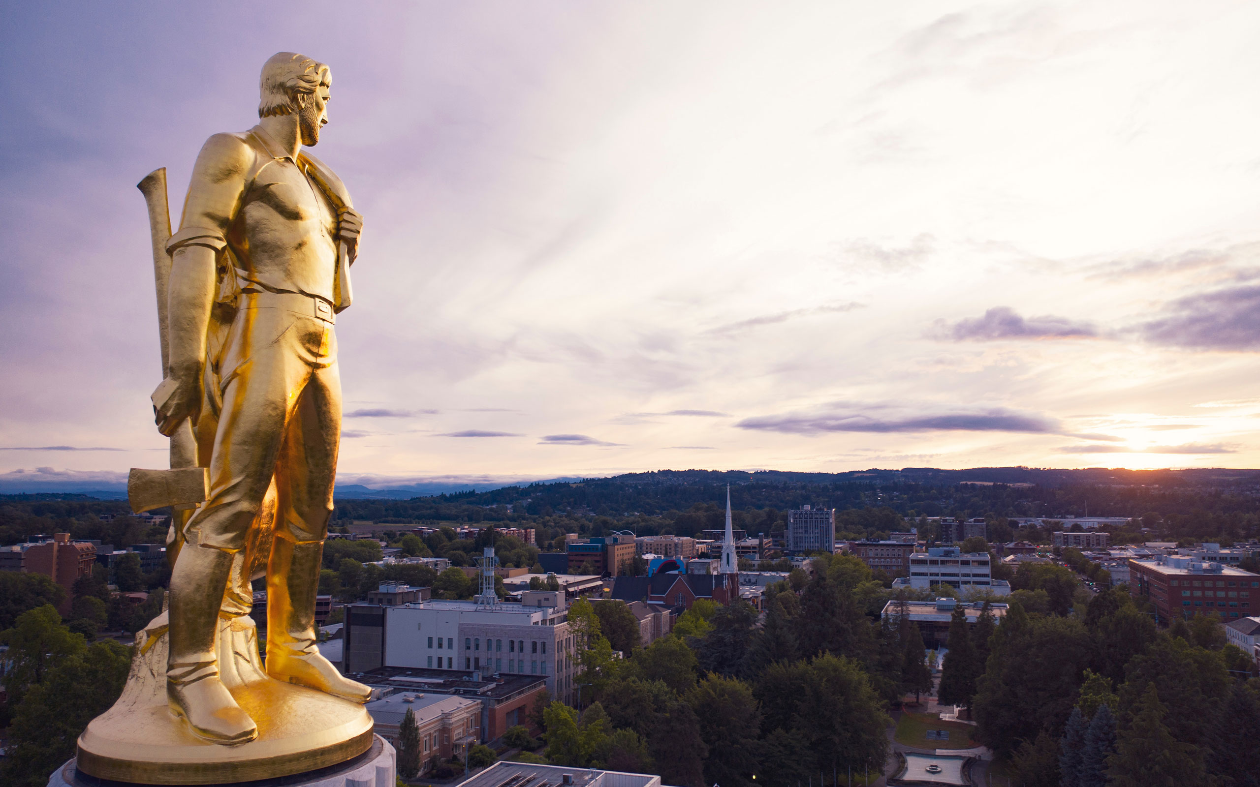 View from the State Capitol in Salem