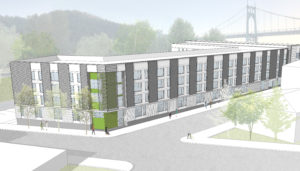 Architectural renderings of St. Johns building project